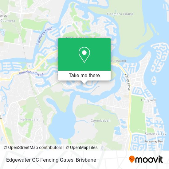 Edgewater GC Fencing Gates map