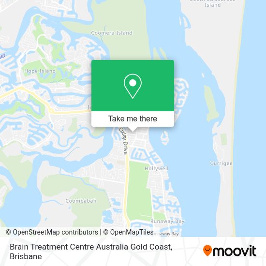 Brain Treatment Centre Australia Gold Coast map