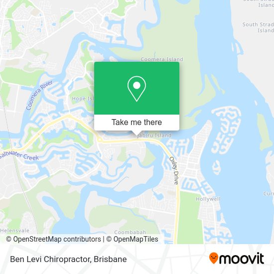 Ben Levi Chiropractor map