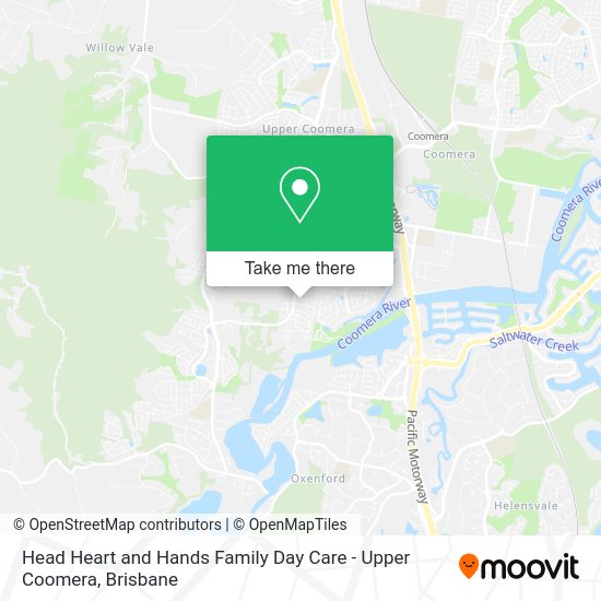 Head Heart and Hands Family Day Care - Upper Coomera map
