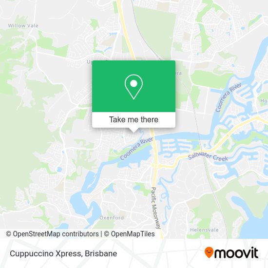 Cuppuccino Xpress map