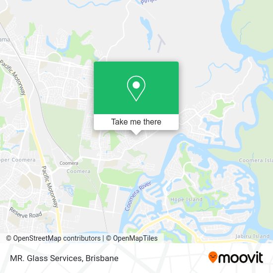 MR. Glass Services map