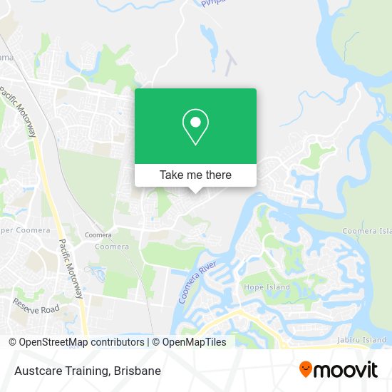 Austcare Training map