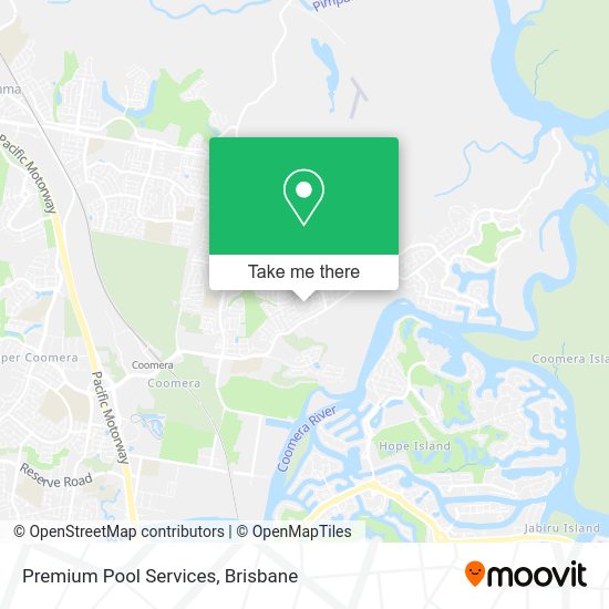 Premium Pool Services map