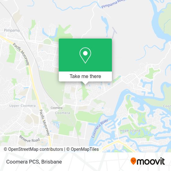 Coomera PCS map