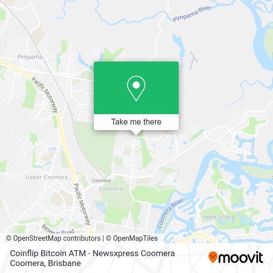 Coinflip Bitcoin ATM - Newsxpress Coomera Coomera map