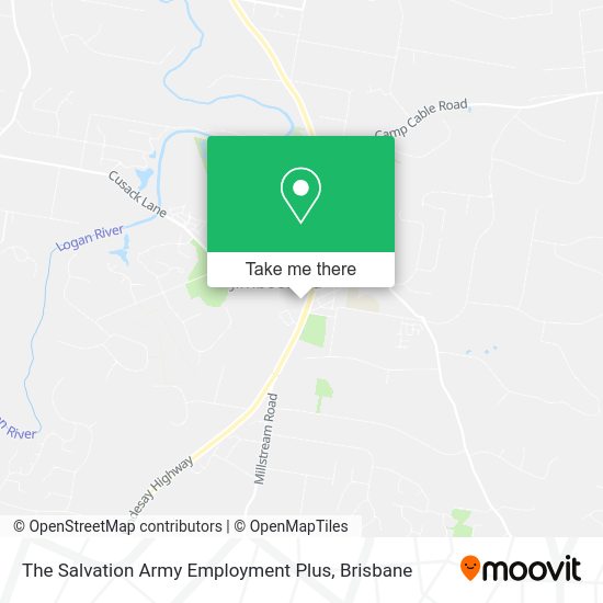 The Salvation Army Employment Plus map