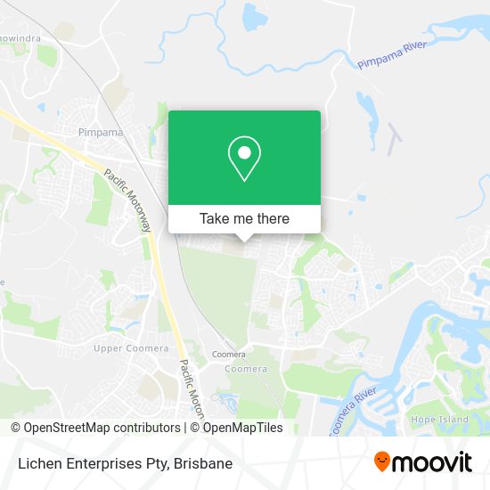 Lichen Enterprises Pty map