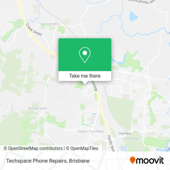 Techspace Phone Repairs map