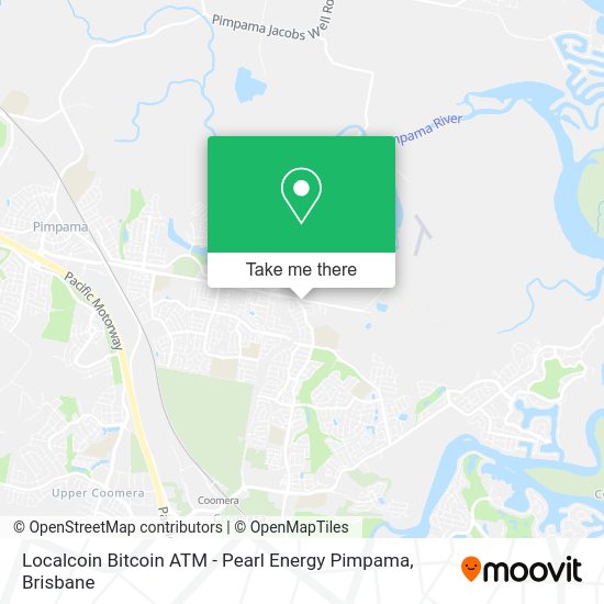 Localcoin Bitcoin ATM - Pearl Energy Pimpama map