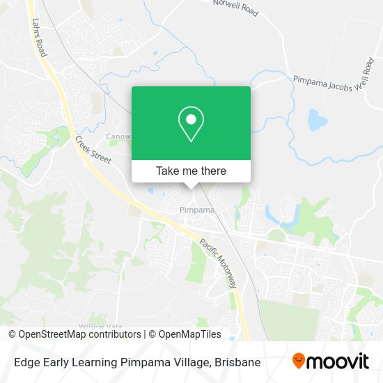 Edge Early Learning Pimpama Village map