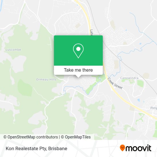 Kon Realestate Pty map