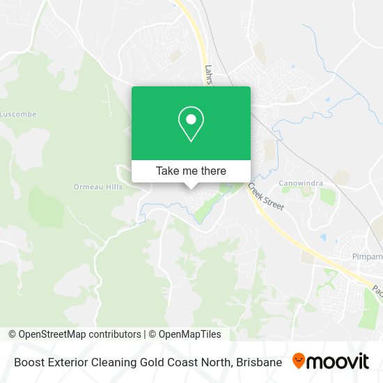 Boost Exterior Cleaning Gold Coast North map
