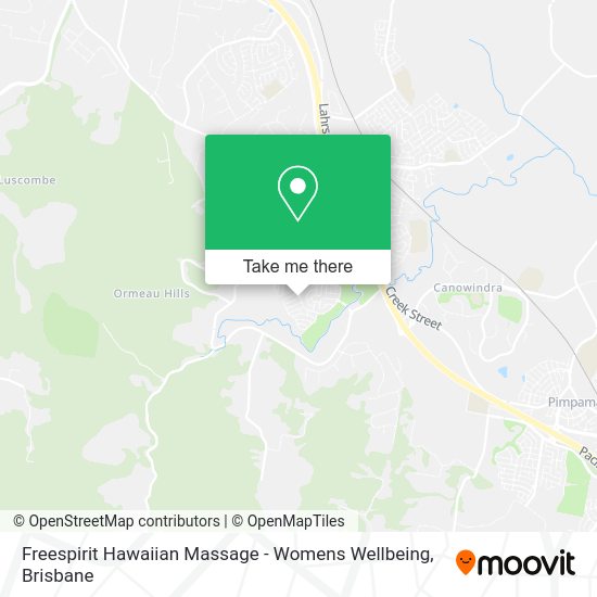Freespirit Hawaiian Massage - Womens Wellbeing map