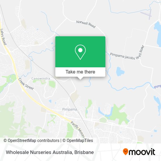 Wholesale Nurseries Australia map