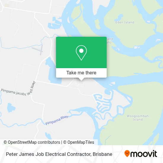 Mapa Peter James Job Electrical Contractor