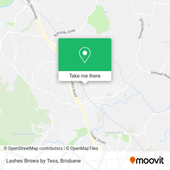 Lashes Brows by Tess map