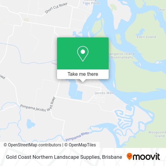 Gold Coast Northern Landscape Supplies map