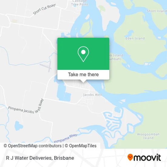 Mapa R J Water Deliveries