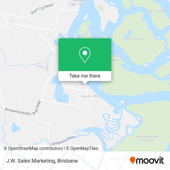 J.W. Sales Marketing map