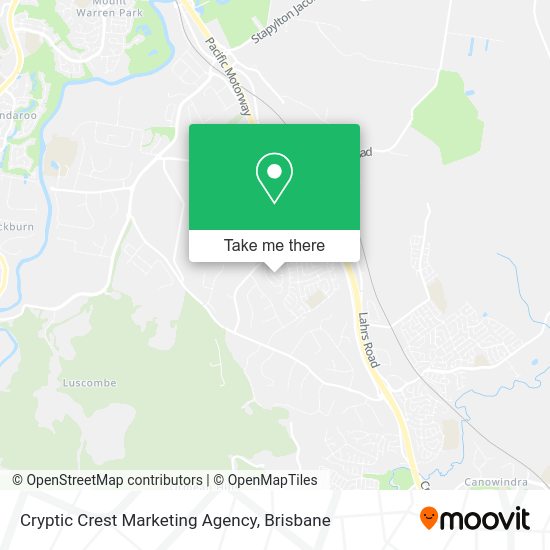 Cryptic Crest Marketing Agency map