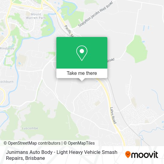 Junimans Auto Body - Light Heavy Vehicle Smash Repairs map