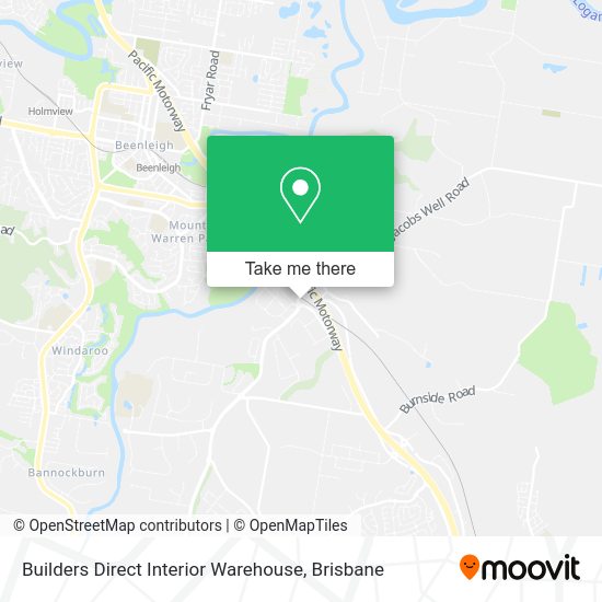 Builders Direct Interior Warehouse map