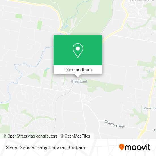 Seven Senses Baby Classes map