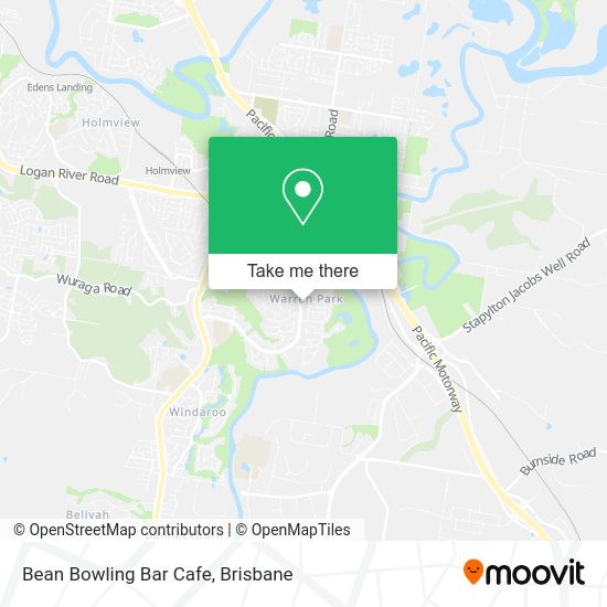 Bean Bowling Bar Cafe map