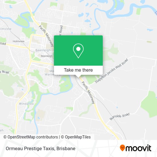 Ormeau Prestige Taxis map