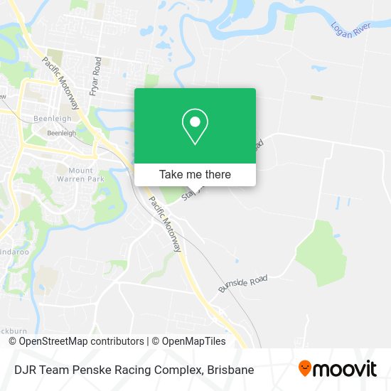 DJR Team Penske Racing Complex map