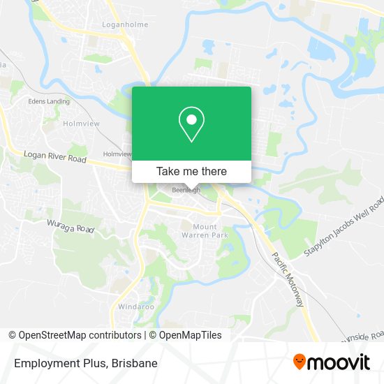 Employment Plus map