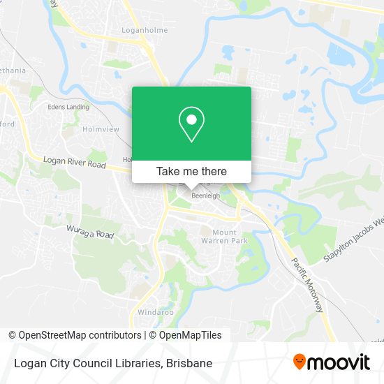 Logan City Council Libraries map