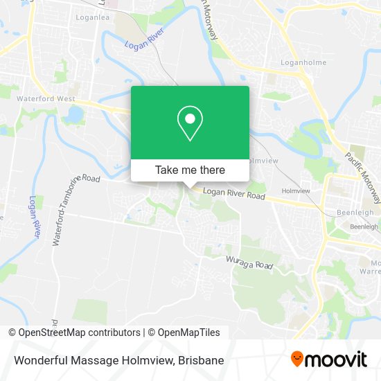 Wonderful Massage Holmview map