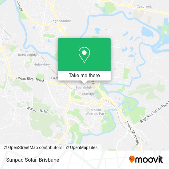 Sunpac Solar map