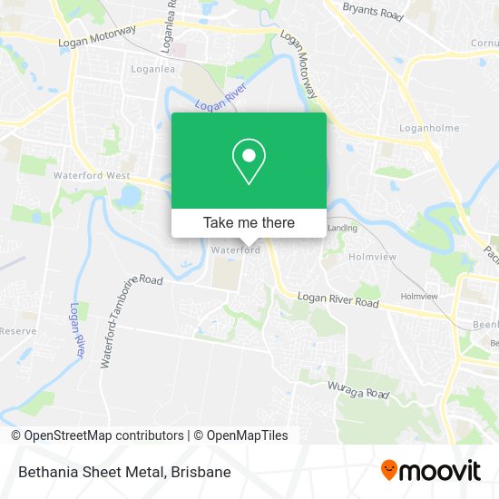 Bethania Sheet Metal map