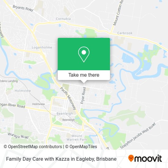 Family Day Care with Kazza in Eagleby map