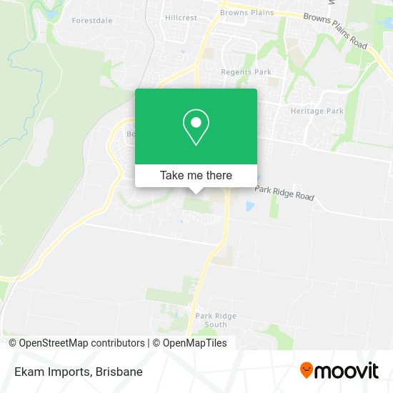 Ekam Imports map