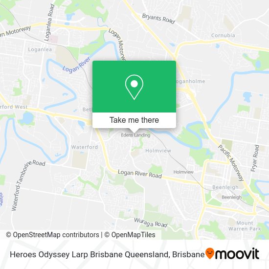 Heroes Odyssey Larp Brisbane Queensland map