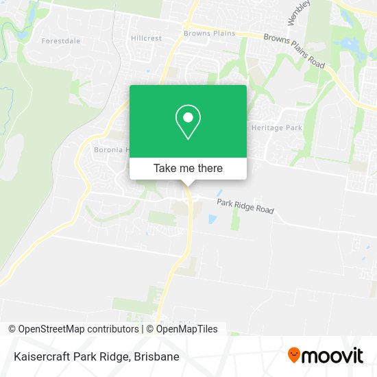 Kaisercraft Park Ridge map