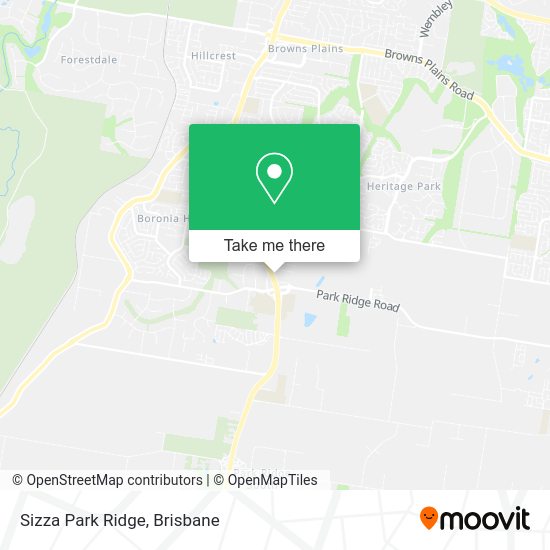 Sizza Park Ridge map