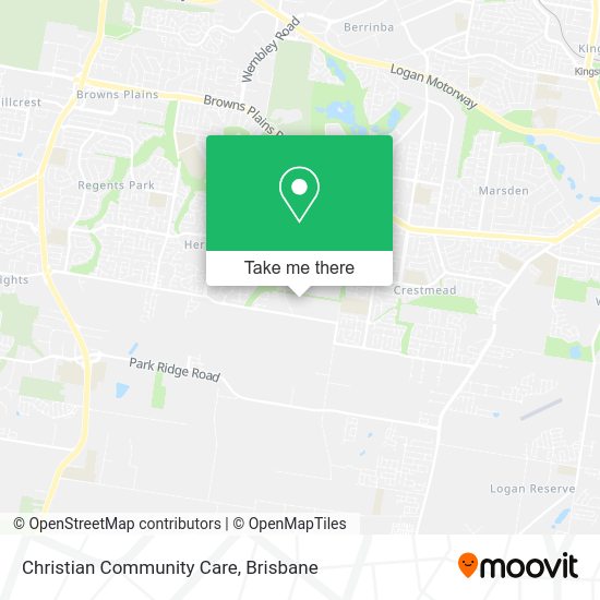 Christian Community Care map