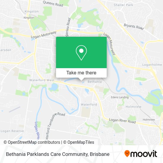 Bethania Parklands Care Community map