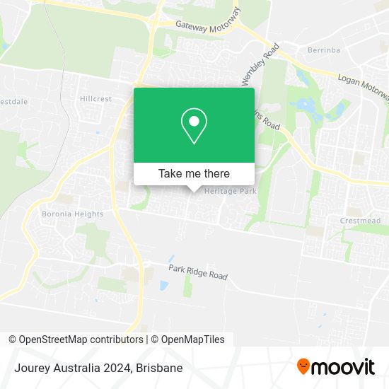 Jourey Australia 2024 map