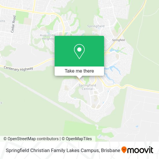 Springfield Christian Family Lakes Campus map