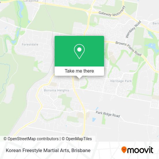 Korean Freestyle Martial Arts map