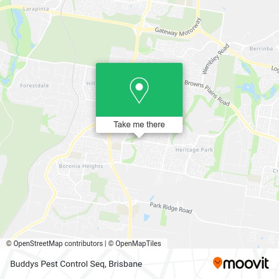 Buddys Pest Control Seq map