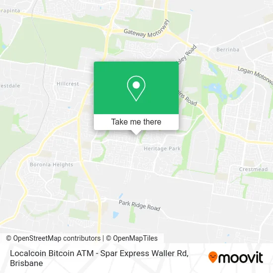 Localcoin Bitcoin ATM - Spar Express Waller Rd map