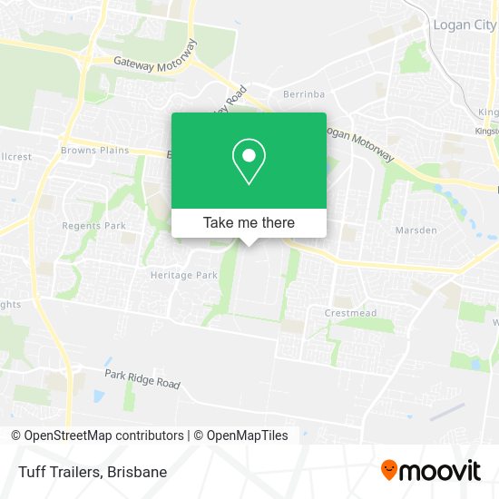 Tuff Trailers map
