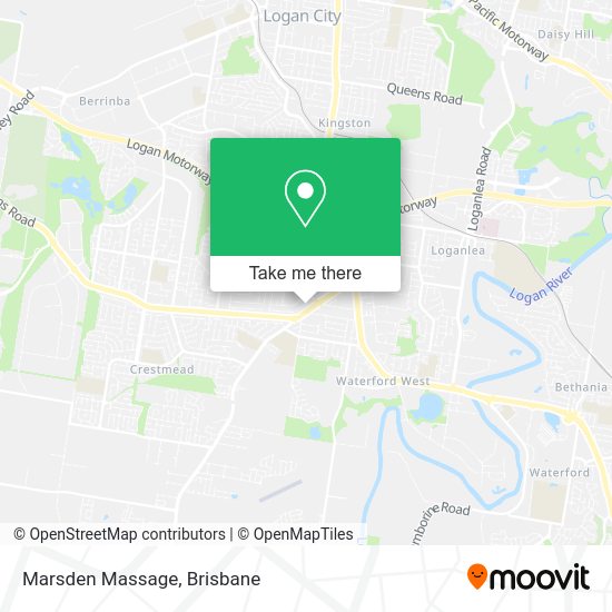 Marsden Massage map